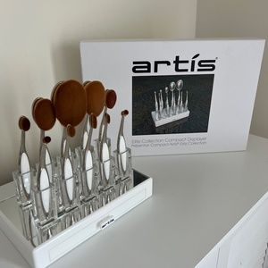 Artis 10 Piece Makeup Brush Set and Stand